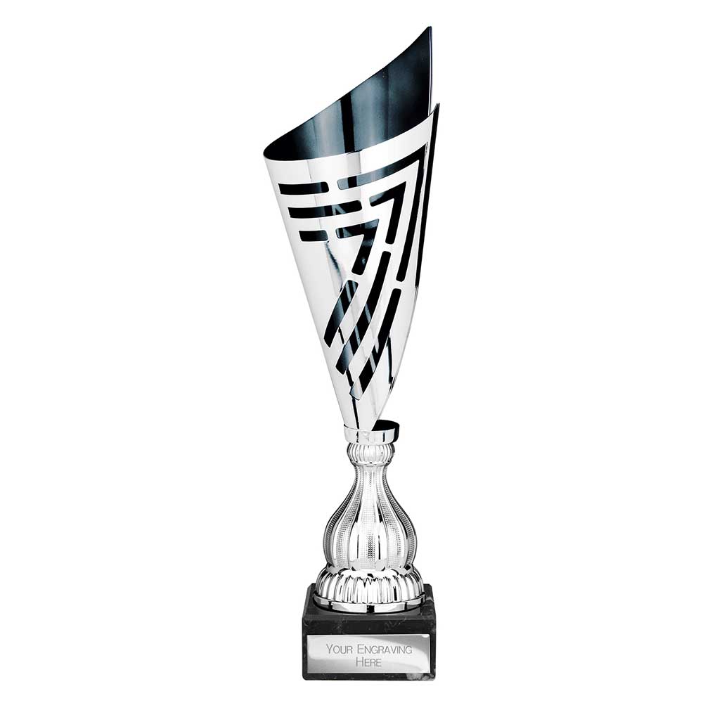 Arrow Laser Trophy Cup Silver and Black Trophy HQ Arrow Laser Trophy Cup Silver and Black Trophy HQ