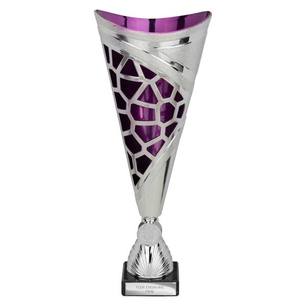 Vivid Trophy Silver and Purple Trophy HQ