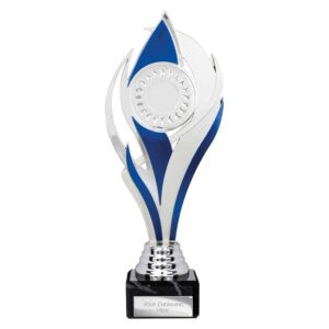 Volcano Trophy Silver and Blue Trophy HQ