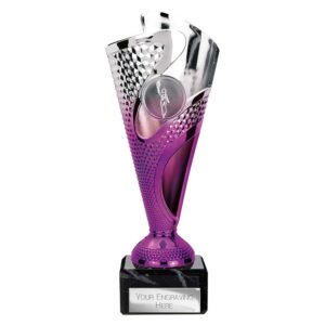 Rodeo Trophy Silver and Purple Trophy HQ