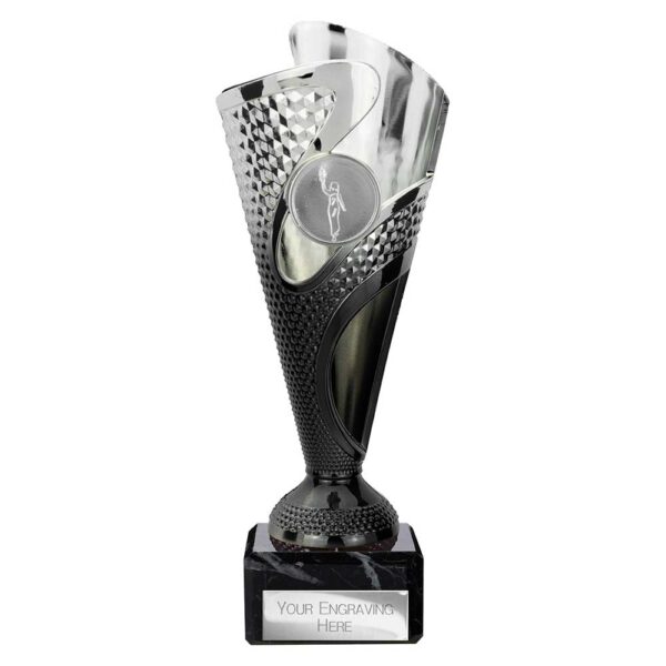 Rodeo Trophy Silver and Black Trophy HQ