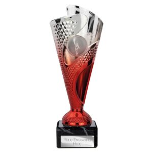 Rodeo Trophy Silver and Red Trophy HQ