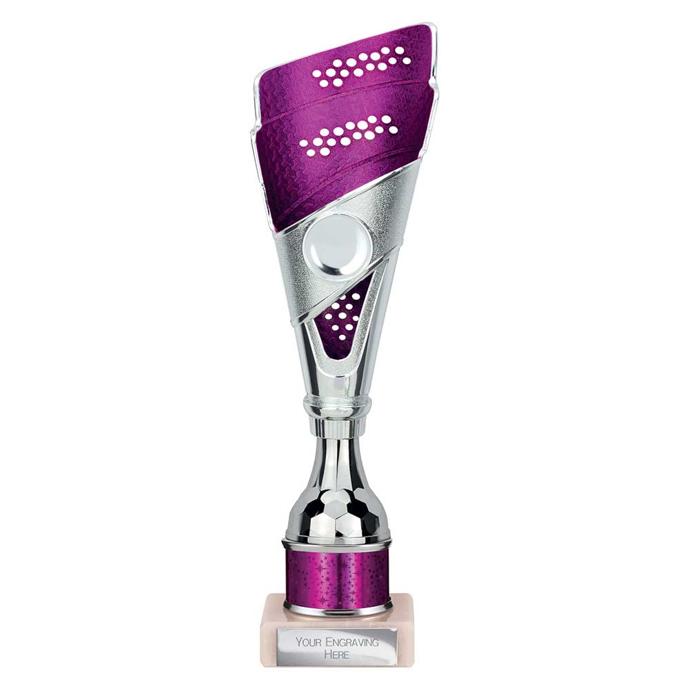 Predator Multi Award Tube Trophy Purple and Silver Trophy HQ Predator Multi Award Tube Trophy Purple and Silver Trophy HQ