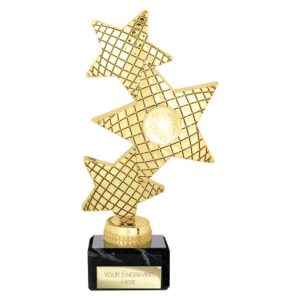 Trinity Star Multi Award Plastic Trophy Gold Trophy HQ