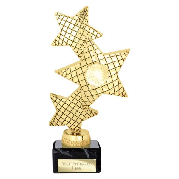 Trinity Star Multi Award Plastic Trophy Gold Trophy HQ