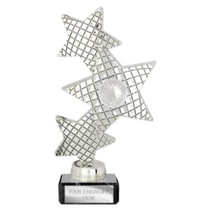 Trinity Star Multi Award Plastic Trophy Silver Trinity Star Multi Award Plastic Trophy Silver Trophy HQ