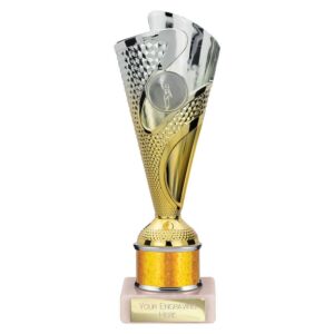 Rodeo Multi Award Tube Trophy Gold and Silver Trophy HQ
