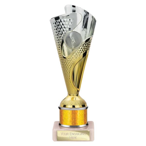 Rodeo Multi Award Tube Trophy Gold and Silver Trophy HQ
