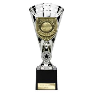 Cobra Star Trophy Cup Thank you Coach Silver Trophy HQ