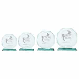 Aspire Jade Glass Award Trophy HQ