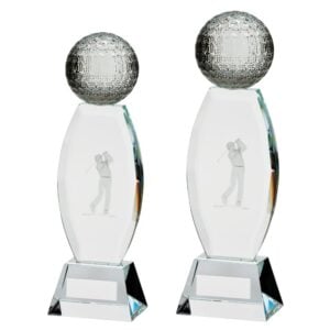 Infinity Golf Crystal Award Trophy HQ