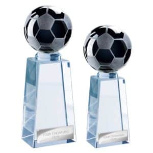 Aurora Football Glass Award Trophy HQ