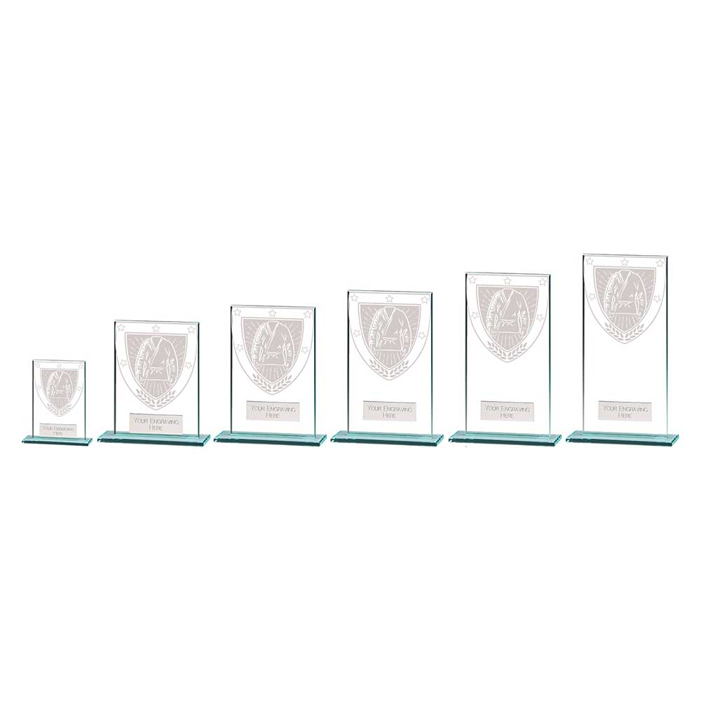 Millennium Martial Arts Jade Glass Award Trophy HQ Millennium Martial Arts Jade Glass Award Trophy HQ