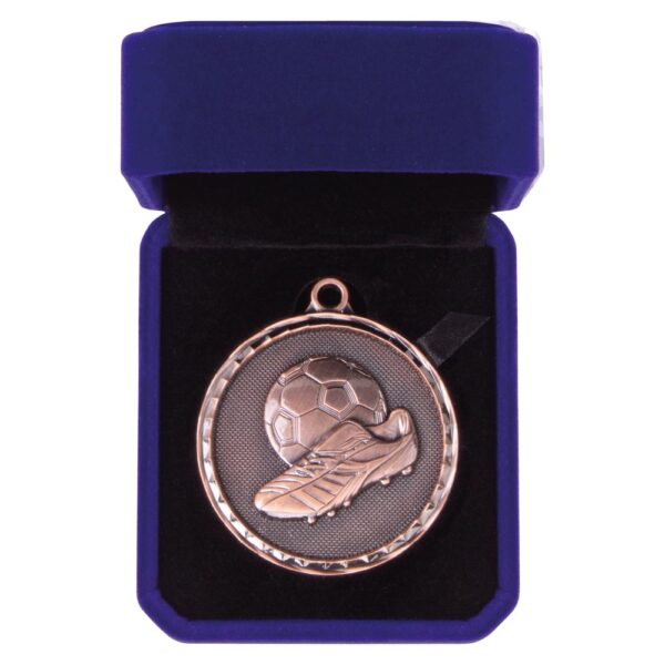 Power Boot Football Medal and Box Trophy HQ