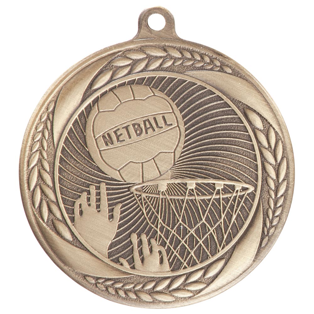 Typhoon Netball Medal Typhoon Netball Medal Trophy HQ 3