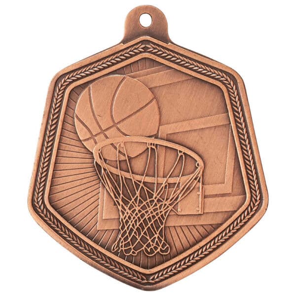 Falcon Basketball Medal Trophy HQ