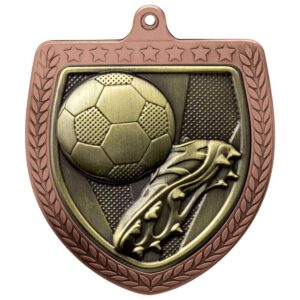 Cobra Football Boot and Ball Shield Medal Trophy HQ