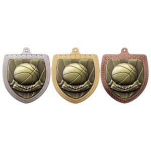 Cobra Basketball Shield Medal Cobra Basketball Shield Medal Trophy HQ