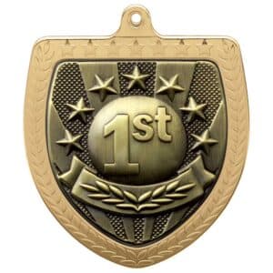 Cobra 1st Place Shield Medal Trophy HQ