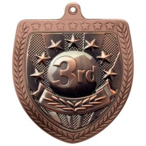 Cobra 3rd Place Shield Medal Trophy HQ