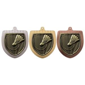Cobra Badminton Shield Medal Cobra Badminton Shield Medal Trophy HQ
