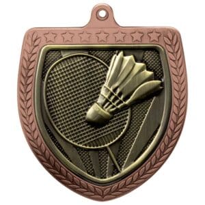 Cobra Badminton Shield Medal Trophy HQ