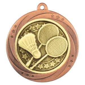 Superstar Badminton Medal Trophy HQ