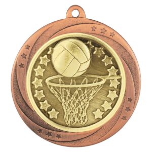 Superstar Netball Medal Trophy HQ