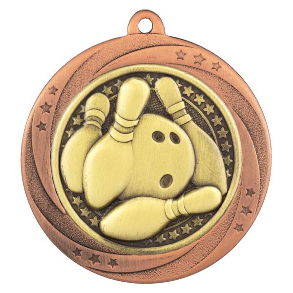 Superstar Ten Pin Bowling Medal Trophy HQ