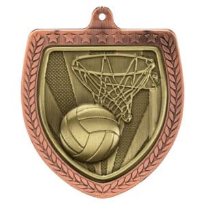 Cobra Netball Shield Medal Trophy HQ