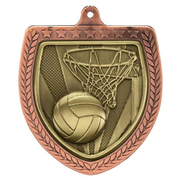 Cobra Netball Shield Medal Trophy HQ