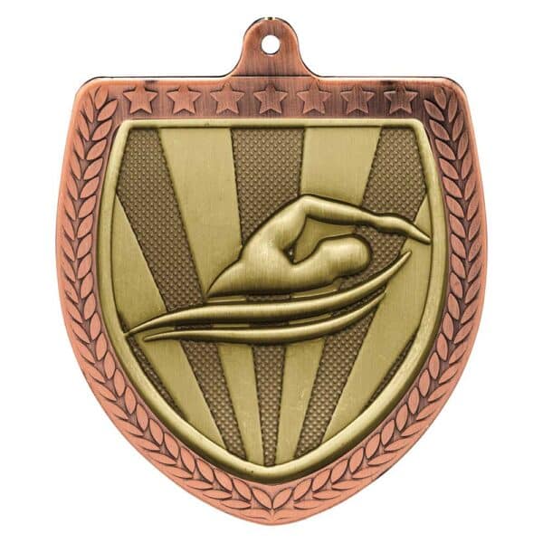 Cobra Swimming Shield Medal Trophy HQ