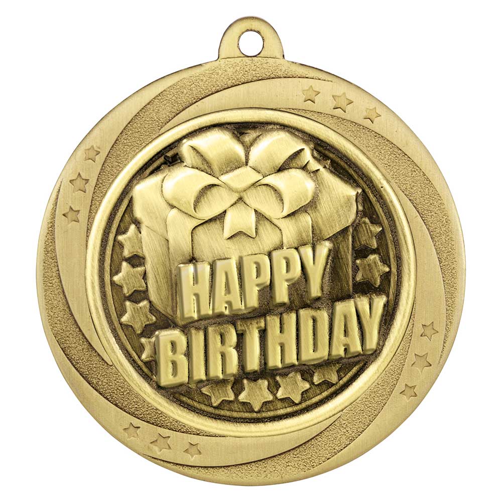 Superstar Happy Birthday Medal Superstar Happy Birthday Medal - Image 3
