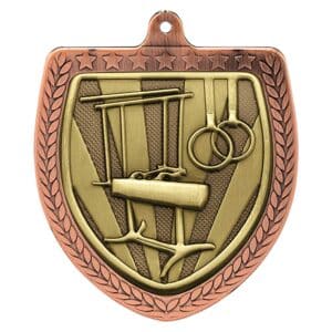 Cobra Gymnastics Shield Medal Trophy HQ