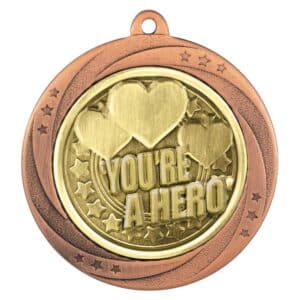 Superstar You’re a Hero Medal Trophy HQ
