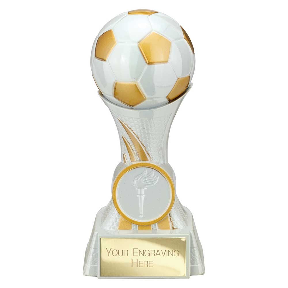 Attack Strike Football Trophy White and Gold Trophy HQ Attack Strike Football Trophy White and Gold Trophy HQ