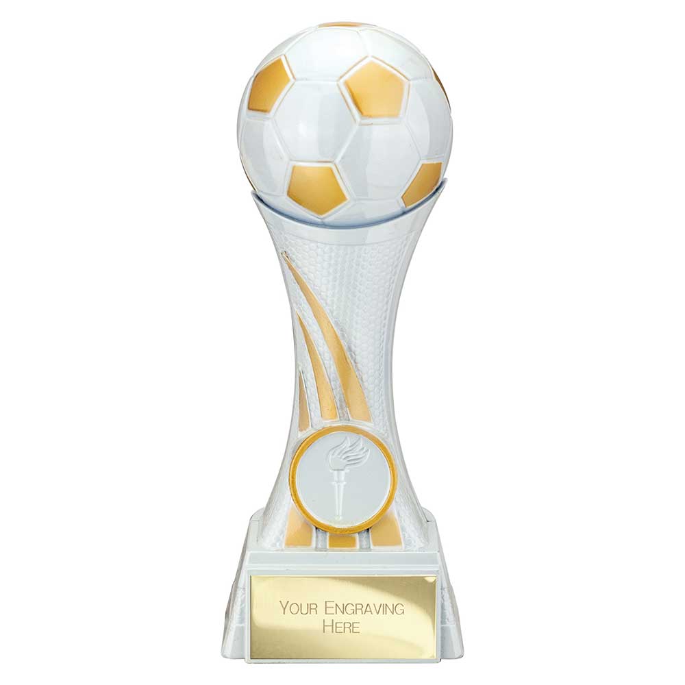 Attack Strike Football Trophy White and Gold Trophy HQ Attack Strike Football Trophy White and Gold Trophy HQ