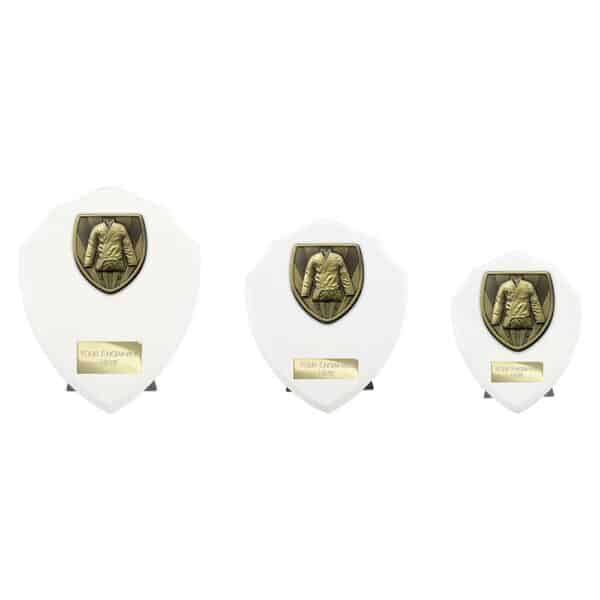 Cobra Shield Martial Arts Gee White Trophy HQ