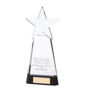 Houston Crystal Award Trophy HQ