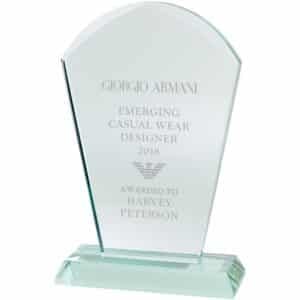 Explorer Jade Glass Award Trophy HQ
