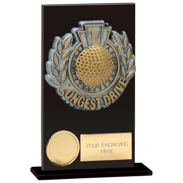 Euphoria Hero Longest Drive Glass Award Trophy HQ