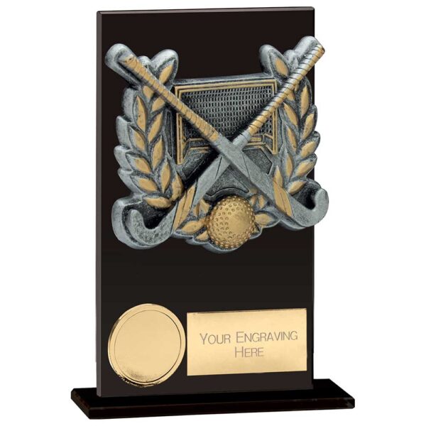Euphoria Hero Field Hockey Glass Award Trophy HQ