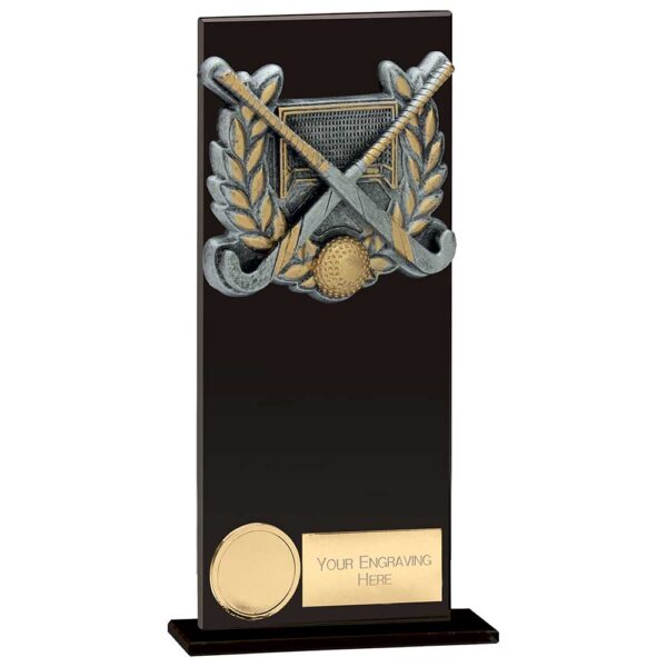 Euphoria Hero Field Hockey Glass Award Trophy HQ
