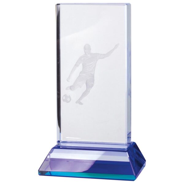 Davenport Football Crystal Award Trophy HQ