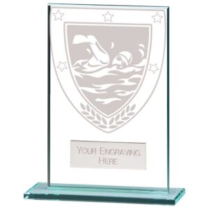 Mustang Swimming Jade Glass Award Mustang Swimming Jade Glass Award Trophy HQ