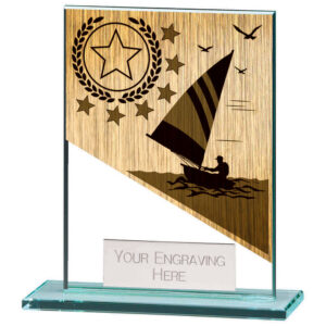 Mustang Sailing Jade Glass Award Mustang Sailing Jade Glass Award Trophy HQ