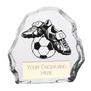 Mystique Football Glass Award Trophy HQ