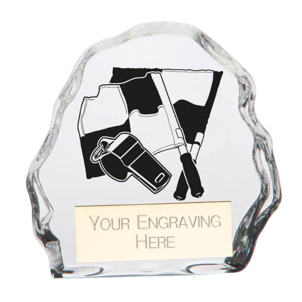 Mystique Referee Glass Award Trophy HQ