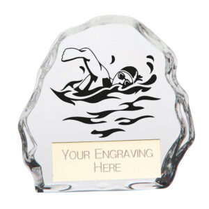 Mystique Swimming Glass Award Mystique Swimming Glass Award Trophy HQ