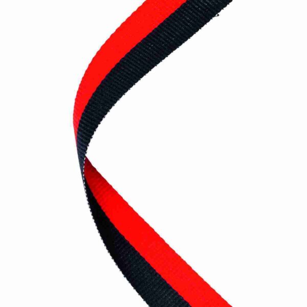 Black and Red Medal Ribbon Trophy HQ
